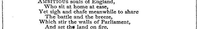 AMBITIOUS souls of England, Yet Who sih ...