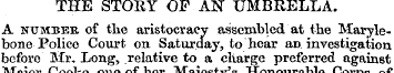 THE STORY OF AN UMBRELLA A number of the...