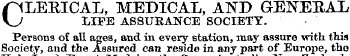 CLE RICAL, MEDICAL, AND GENERAL LIFE ASS...