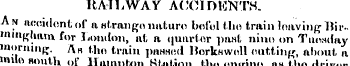 RAILWAY ACCIDENTS An ae:e:iele:ntof a st...