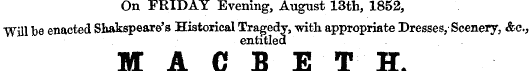 On FRIDAY Evening, August 13th, 1852, Wi...