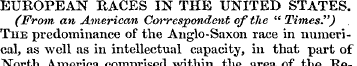 EUROPEAN RACES IN THE UNITED STATES. (Fr...