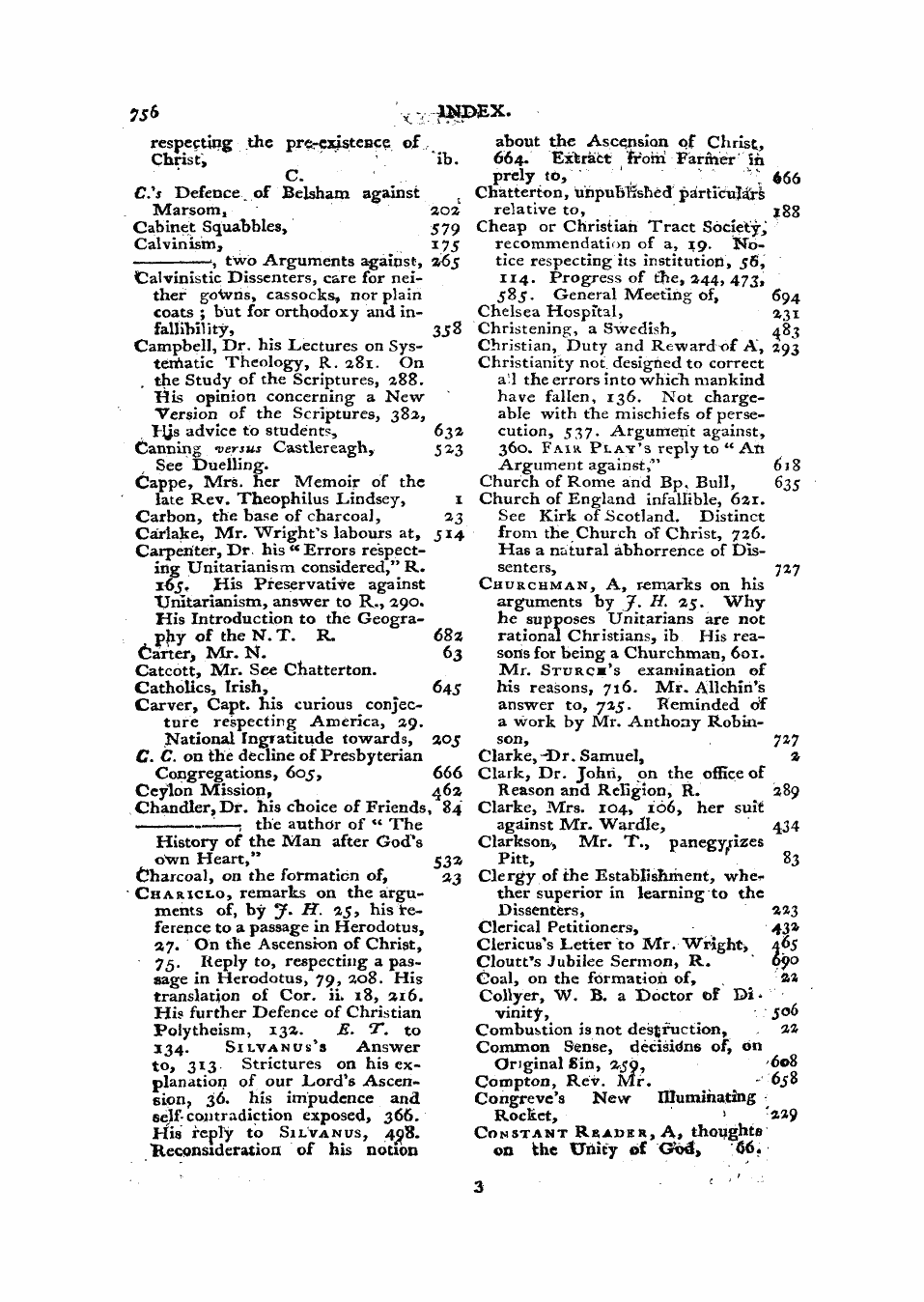 Monthly Repository (1806-1838) and Unitarian Chronicle (1832-1833): F Y, 1st edition, End matter - Untitled Article