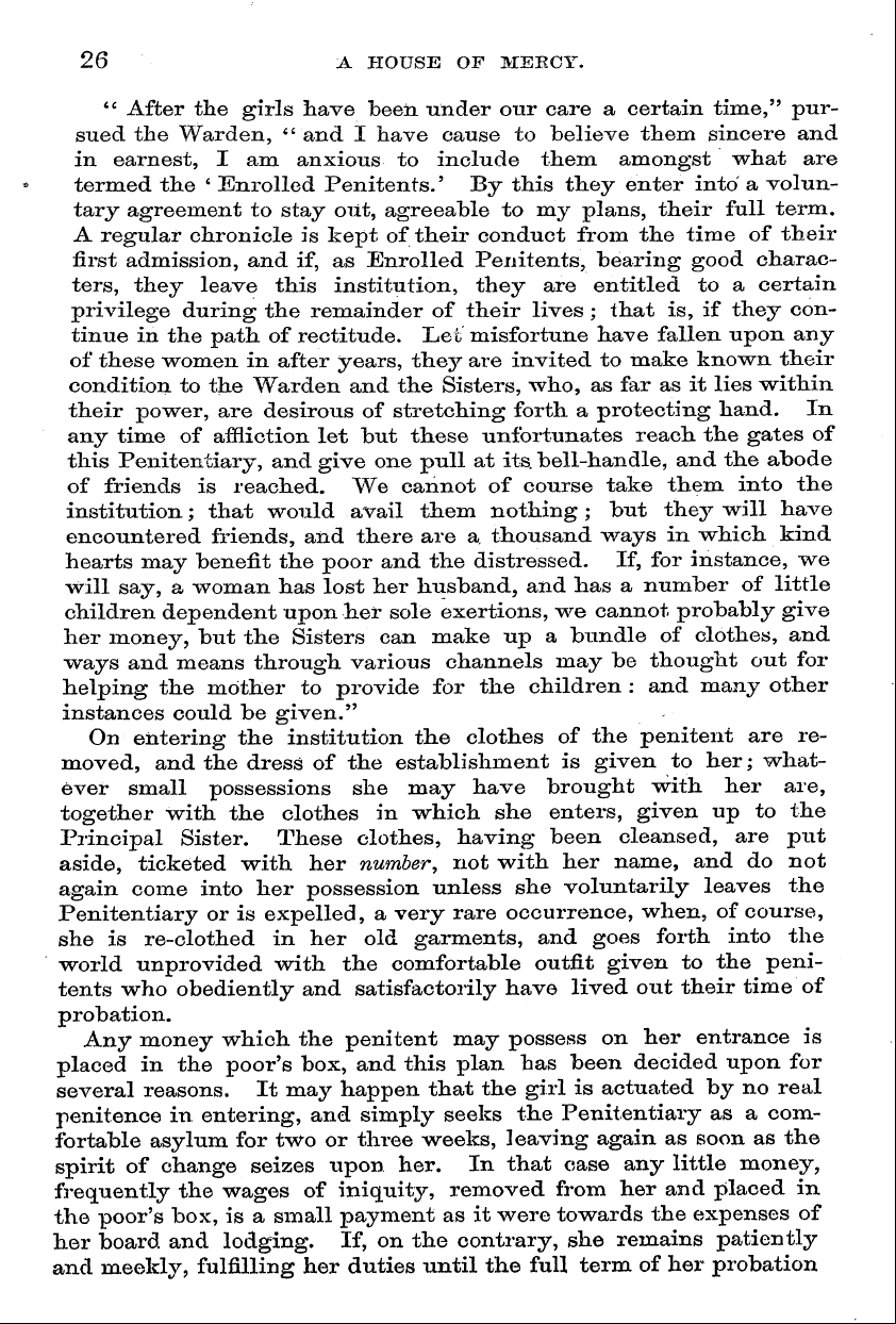 English Woman’s Journal (1858-1864): F Y, 1st edition - 26 A House Of Mercy.