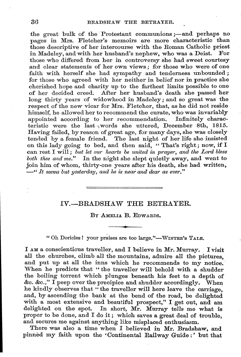 English Woman’s Journal (1858-1864): F Y, 1st edition - Iv.—Bradshaw The Betrayer