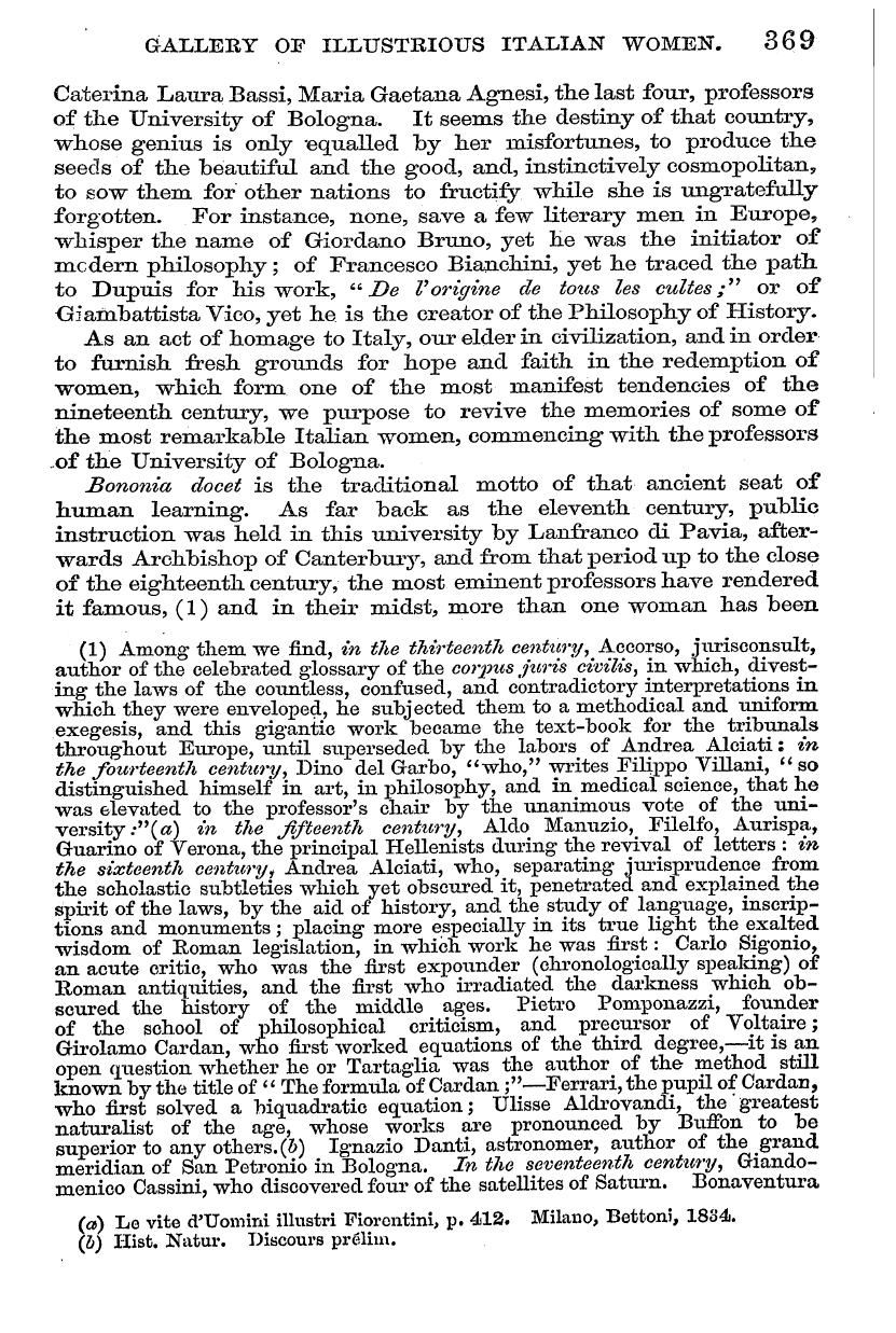 English Woman’s Journal (1858-1864): F Y, 1st edition - Four Female Professors Of The University...