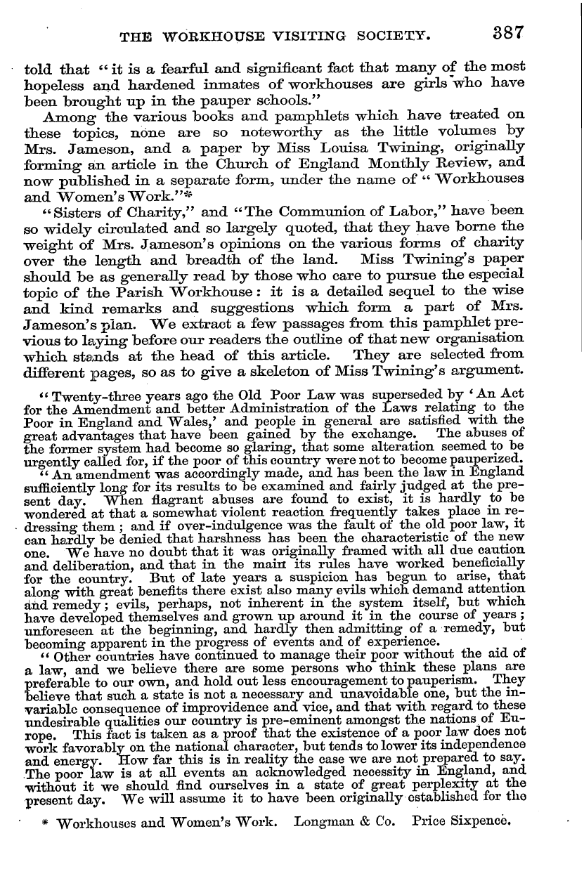 English Woman’s Journal (1858-1864): F Y, 1st edition: 27