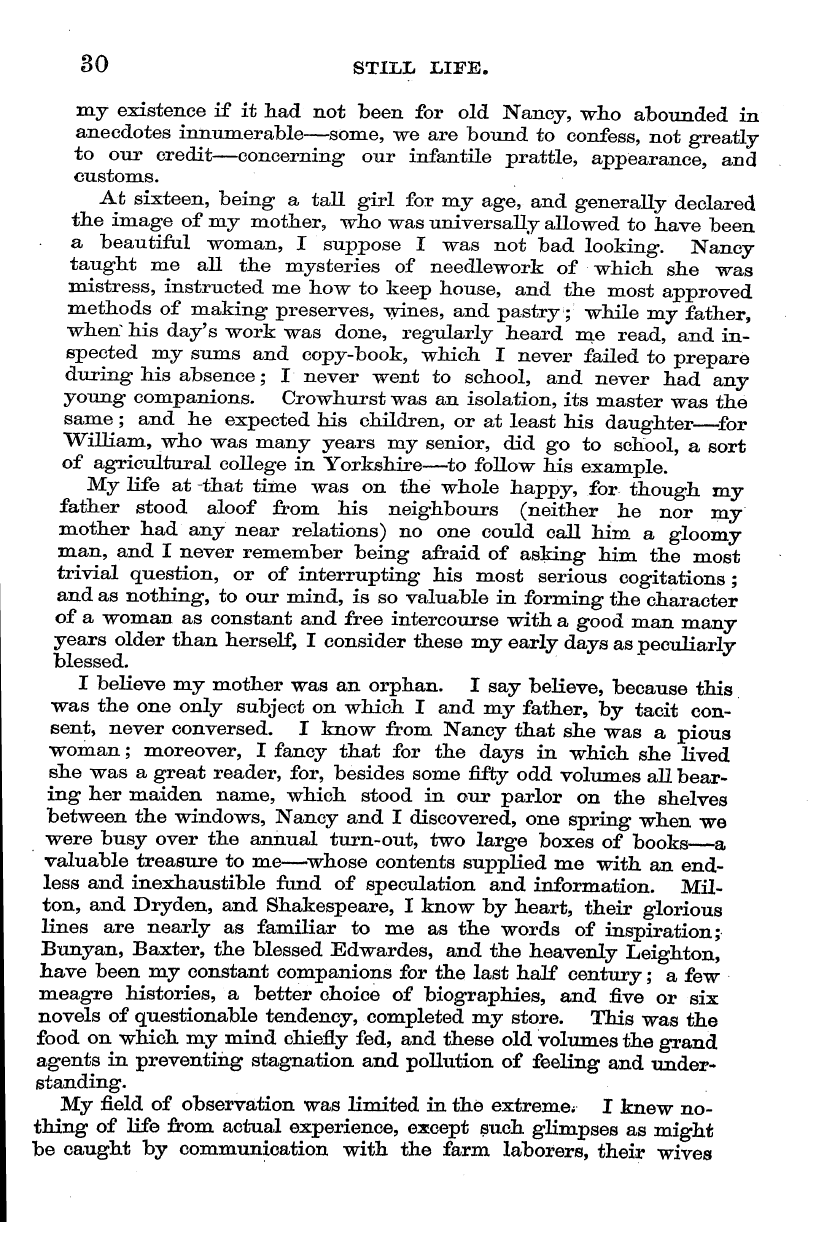 English Woman’s Journal (1858-1864): F Y, 1st edition - 30 Still Life.