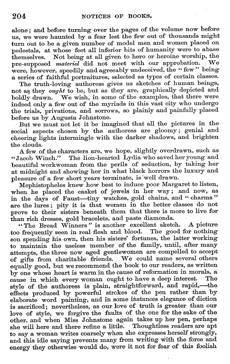 English Woman’s Journal (1858-1864): F Y, 1st edition - Preachings A Few Out For Of Woman Thousa...