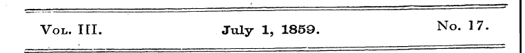 Vol. III. July 1, 1859. No. 17.