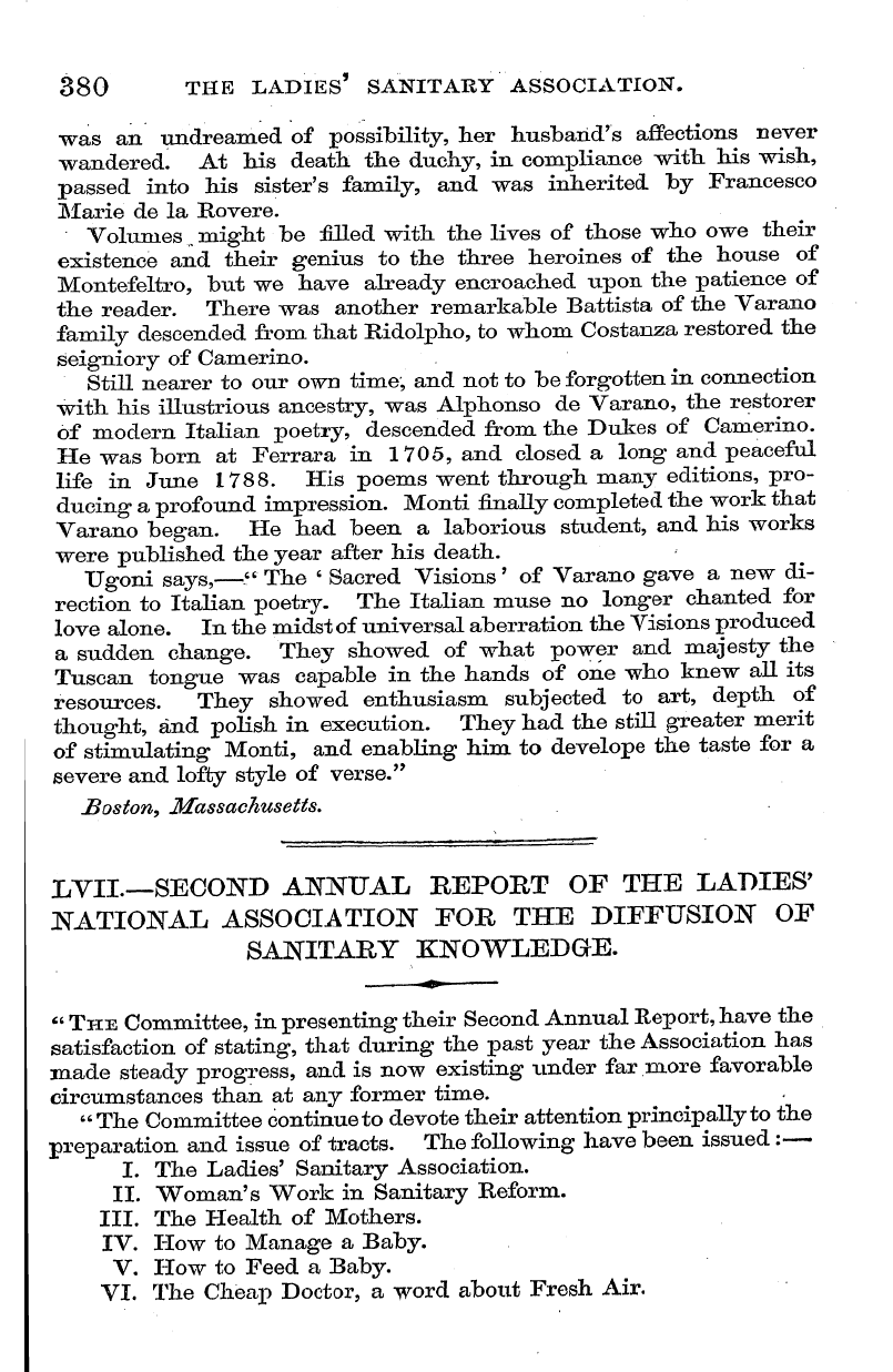 English Woman’s Journal (1858-1864): F Y, 1st edition - Lvil—Second Annual Report Of The Ladies'