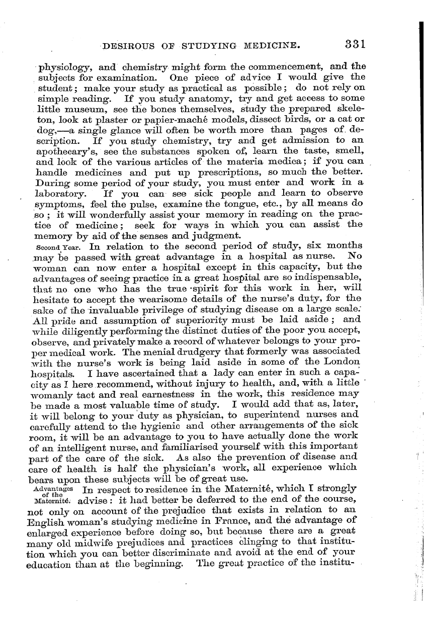 English Woman’s Journal (1858-1864): F Y, 1st edition - M I Am Often Consulted By Young* Ladies ...