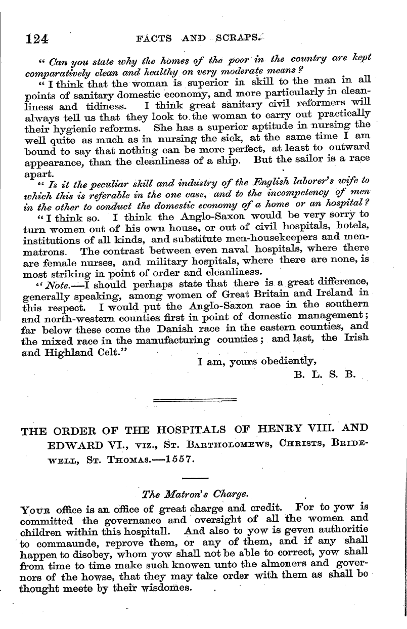 English Woman’s Journal (1858-1864): F Y, 1st edition - The Order Of The Hospitals Of Henry Viii...