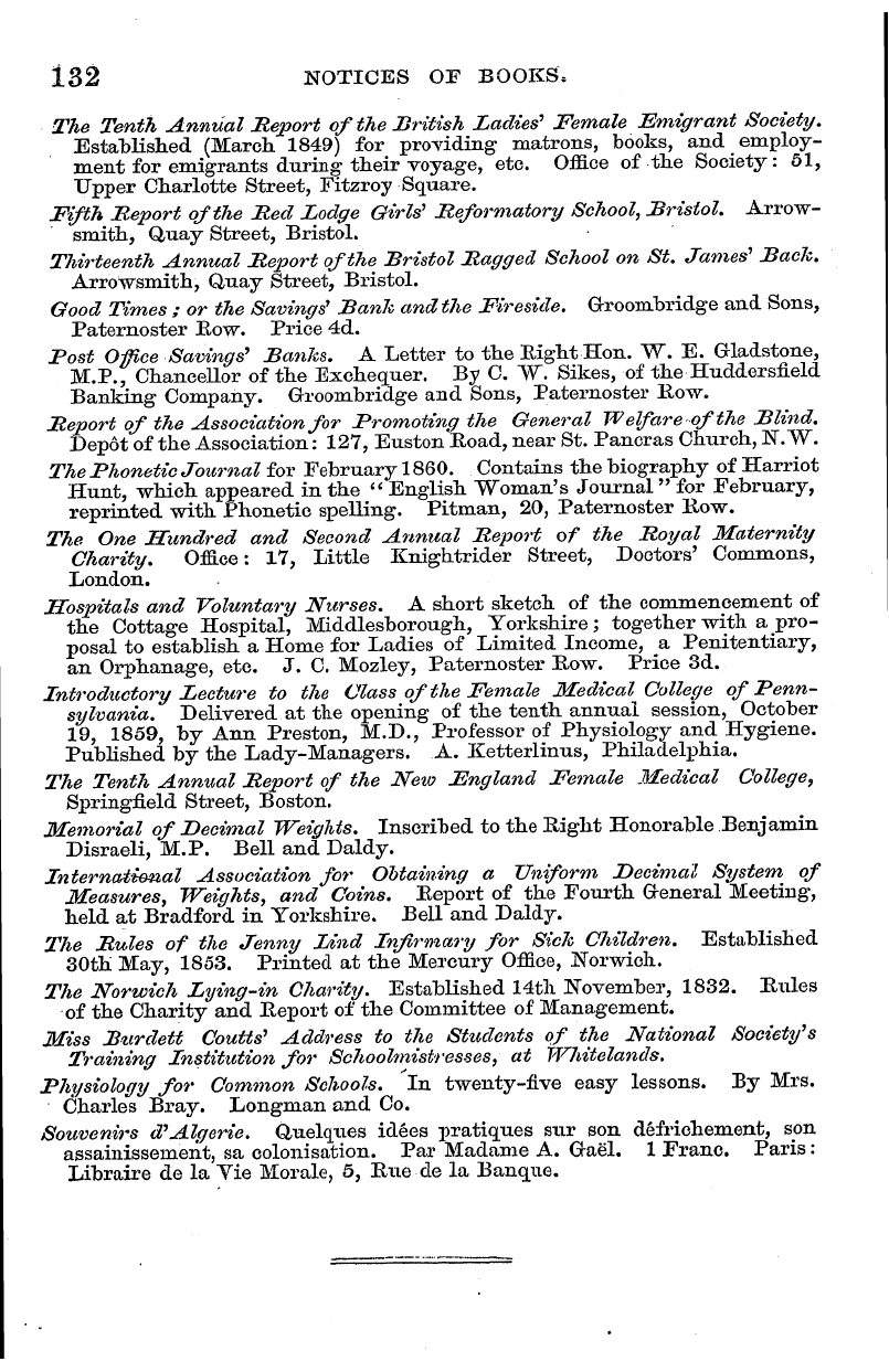 English Woman’s Journal (1858-1864): F Y, 1st edition - A Summary Of Pamphlets, Reports, Aistd P...