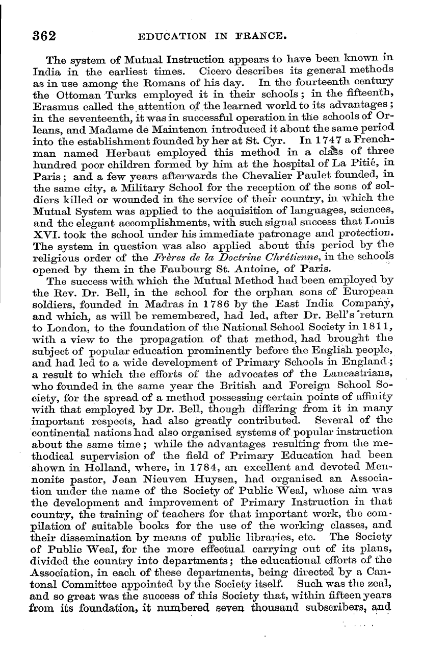 English Woman’s Journal (1858-1864): F Y, 1st edition - 362 Education In France.