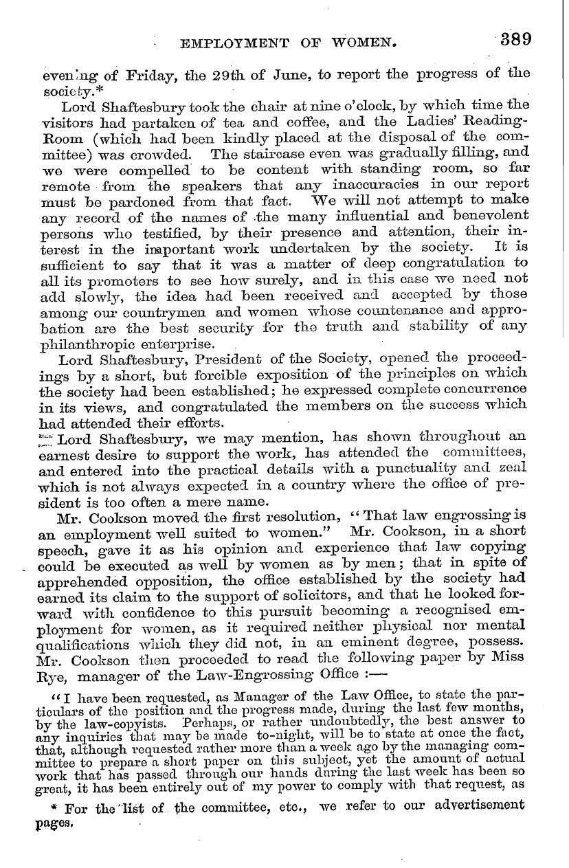 English Woman’s Journal (1858-1864): F Y, 1st edition - The Establishment Of This Society Was Co...