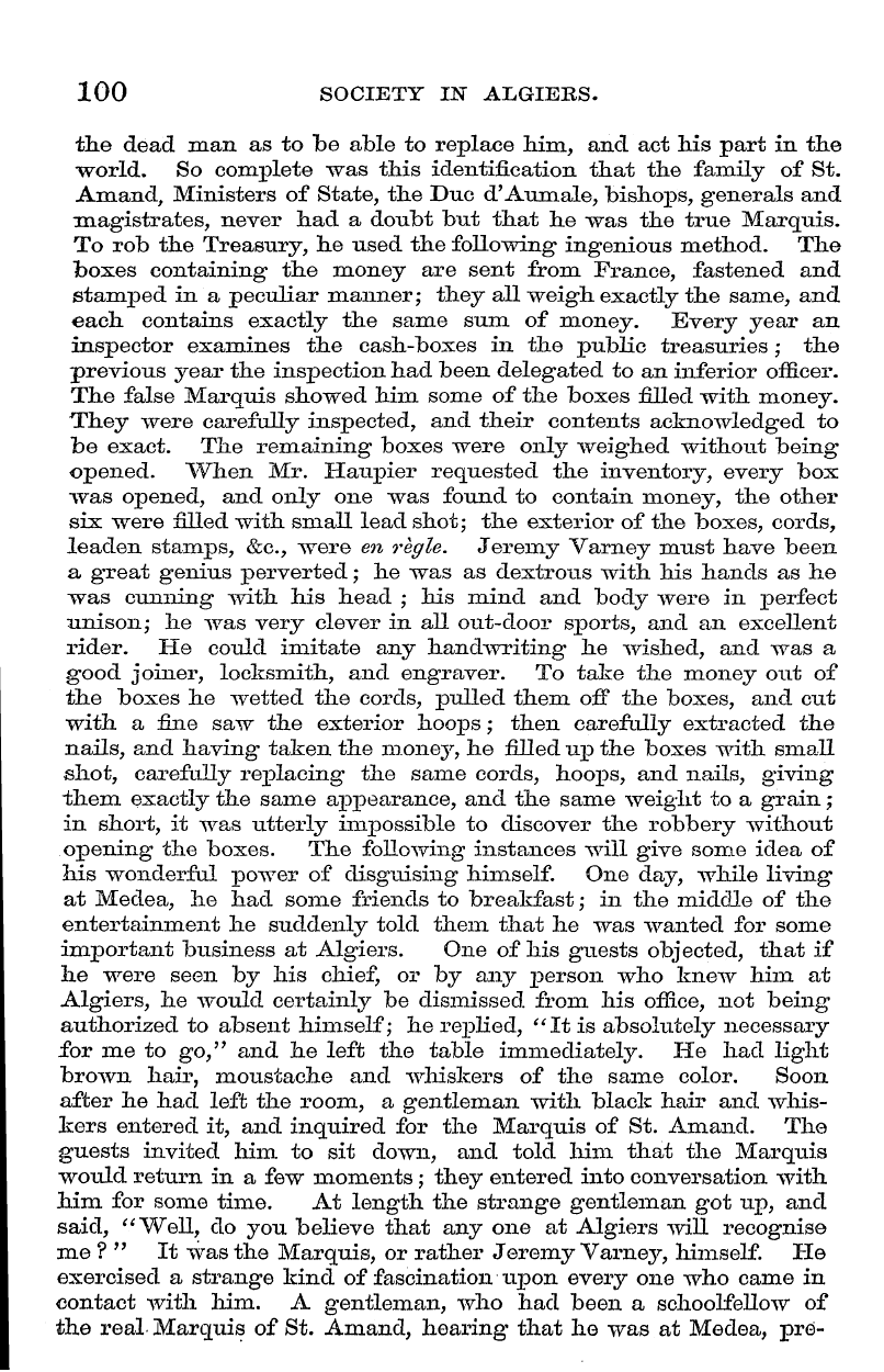 English Woman’s Journal (1858-1864): F Y, 1st edition - 100 Society In Algiers.