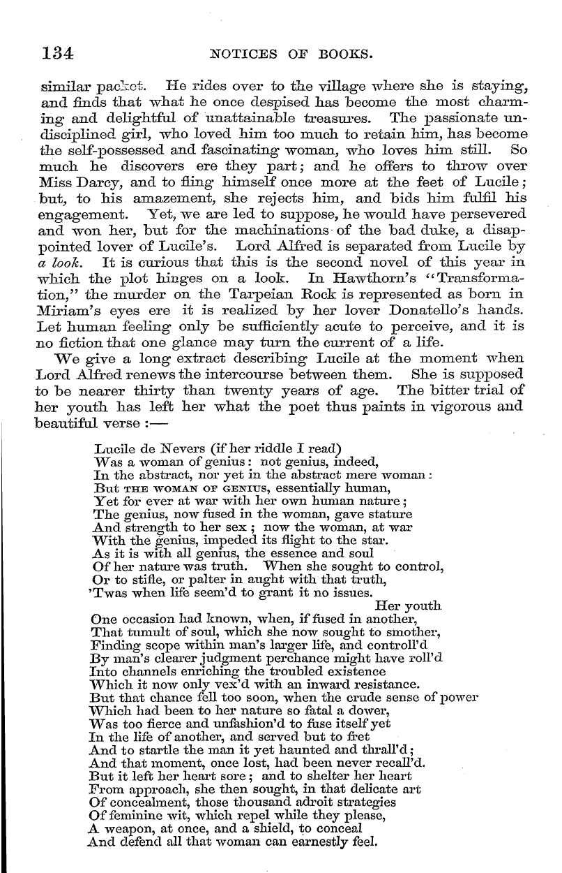 English Woman’s Journal (1858-1864): F Y, 1st edition - 134 Notices Of Books.