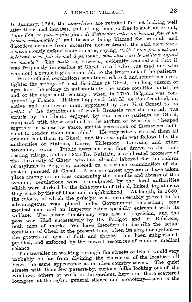 English Woman’s Journal (1858-1864): F Y, 1st edition - A Lunatic Village". 23.