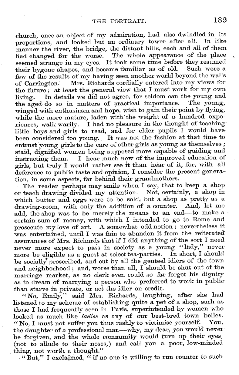 English Woman’s Journal (1858-1864): F Y, 1st edition - Chapter Iii. A Few Days After The Imluck...