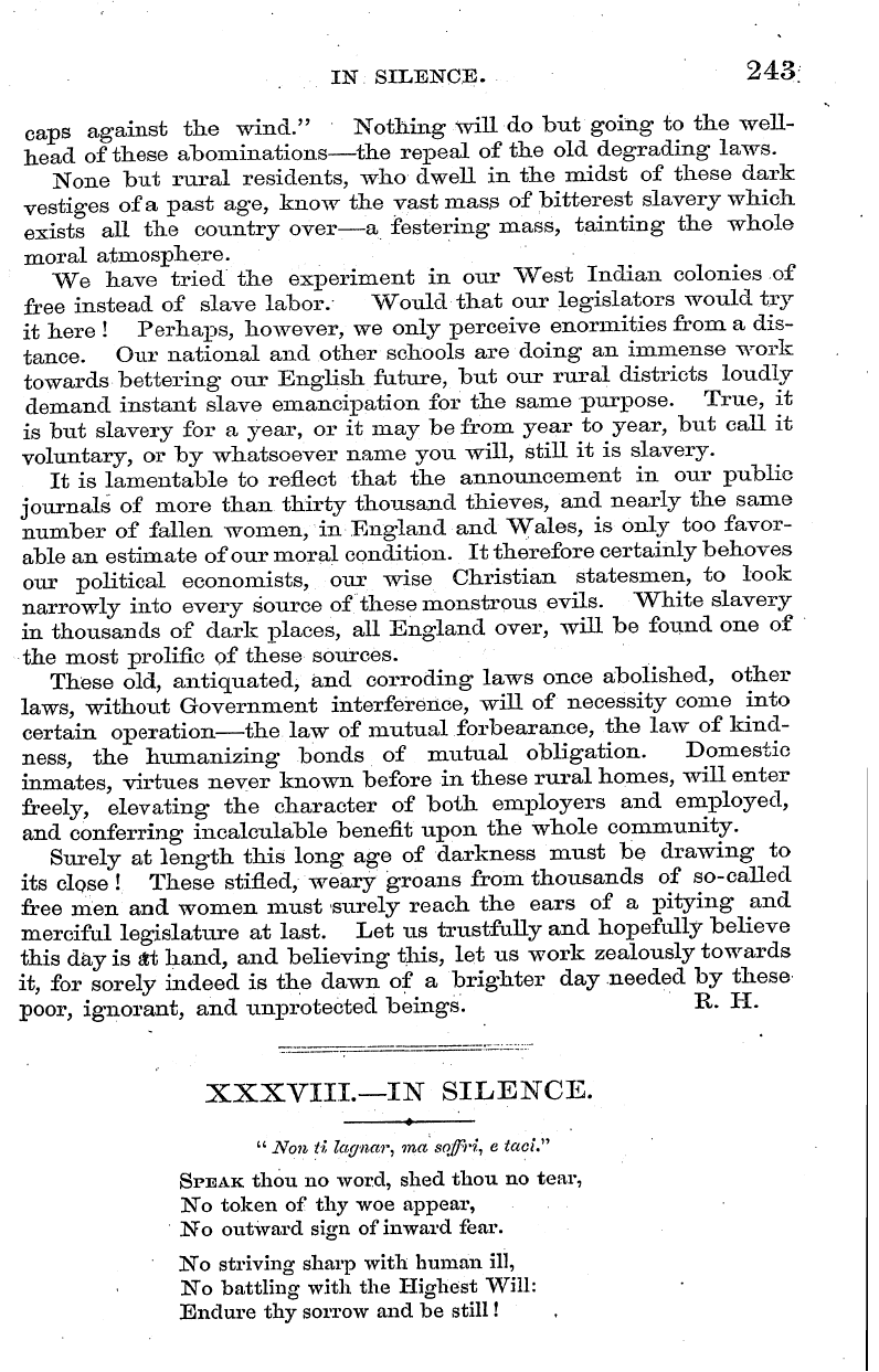 English Woman’s Journal (1858-1864): F Y, 1st edition - « . Sor The " E Burthen The Trib Cry Ula...