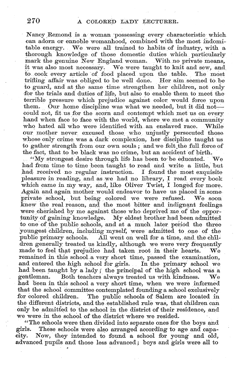 English Woman’s Journal (1858-1864): F Y, 1st edition - 270 A Colored L^Dy Jdecturek.