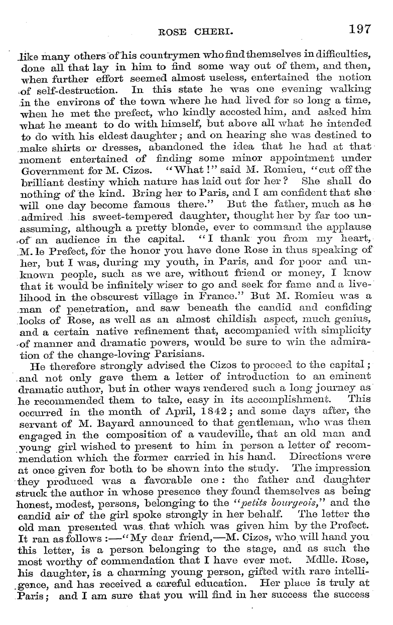 English Woman’s Journal (1858-1864): F Y, 1st edition - « Rose Cheri.