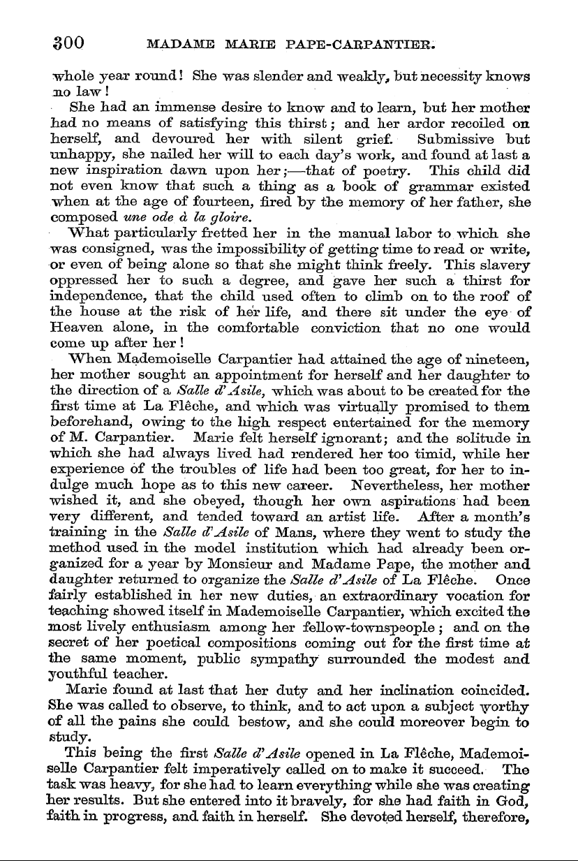 English Woman’s Journal (1858-1864): F Y, 1st edition - « Marie Cakpantiee -Was Born At La Fleeh...