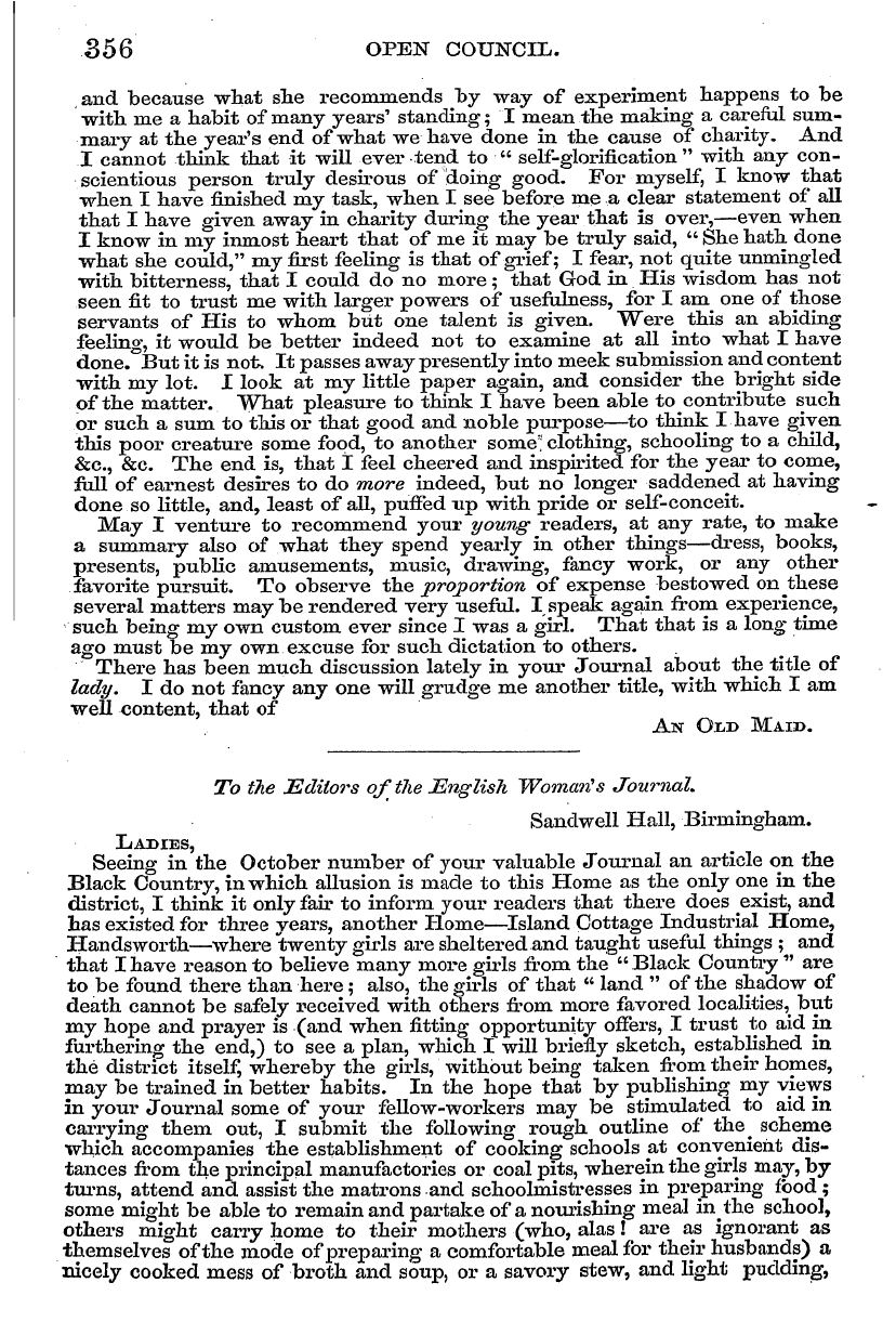 English Woman’s Journal (1858-1864): F Y, 1st edition: 68