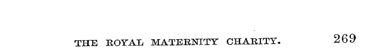 THE ROYAL MATERNITY CHARITY269 -