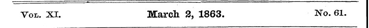 Vol. XL March 2, 1863. No. 61.