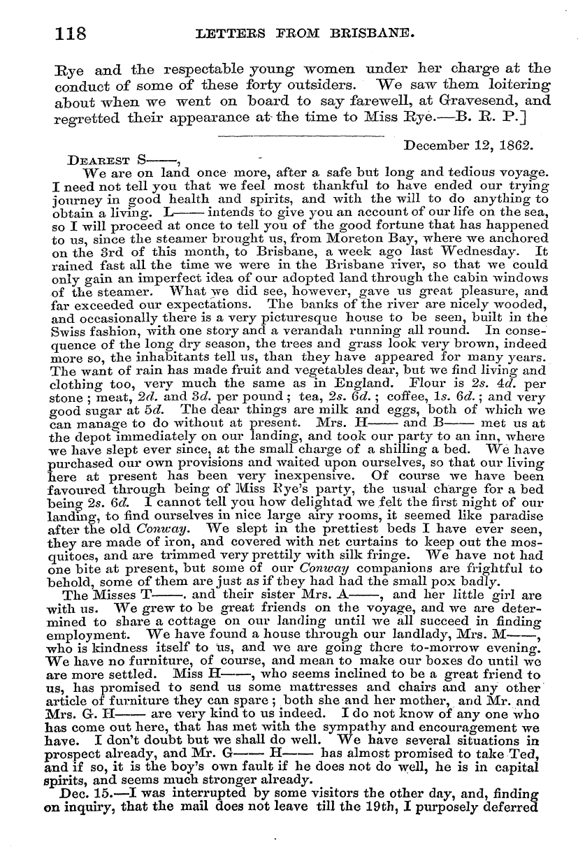 English Woman’s Journal (1858-1864): F Y, 1st edition - The Lettersrelative To The Emigrantsare ...