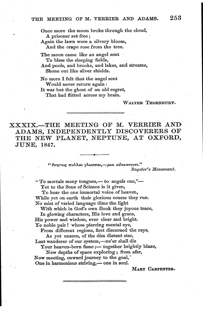 English Woman’s Journal (1858-1864): F Y, 1st edition - Xxxix.—The Meeting Of M. Verrier And