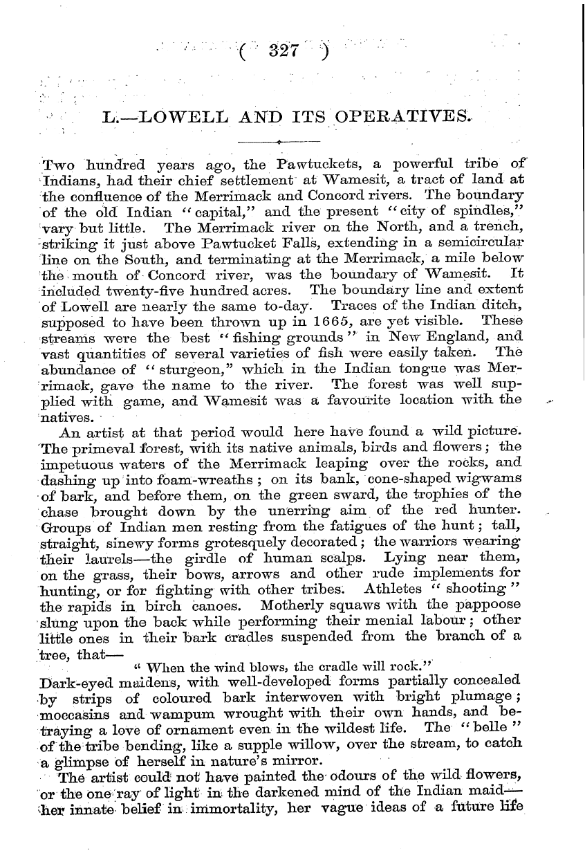 English Woman’s Journal (1858-1864): F Y, 1st edition - L.-Lowell And Its Operatives. ¦ - ¦ * ' ...