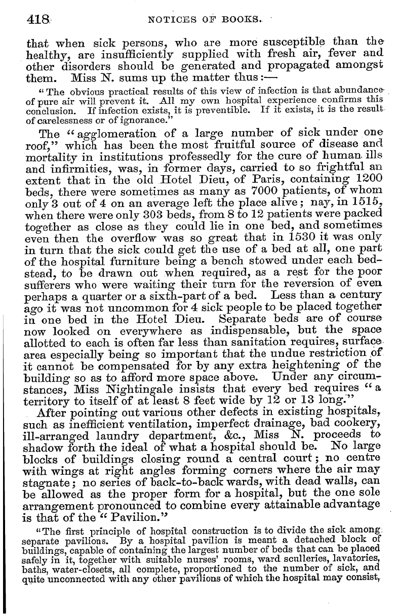 English Woman’s Journal (1858-1864): F Y, 1st edition - 418. Notices Of Books.