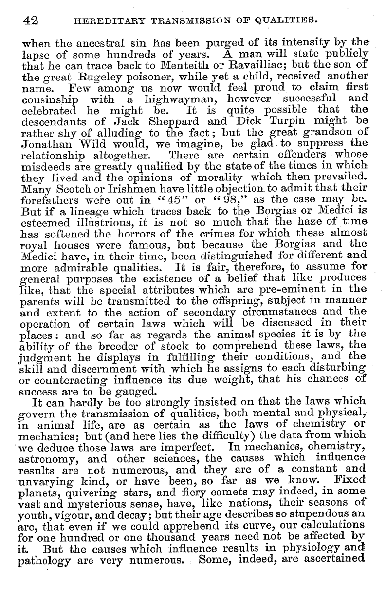 English Woman’s Journal (1858-1864): F Y, 1st edition - 42 Hereditary Transmission Of Qualities.