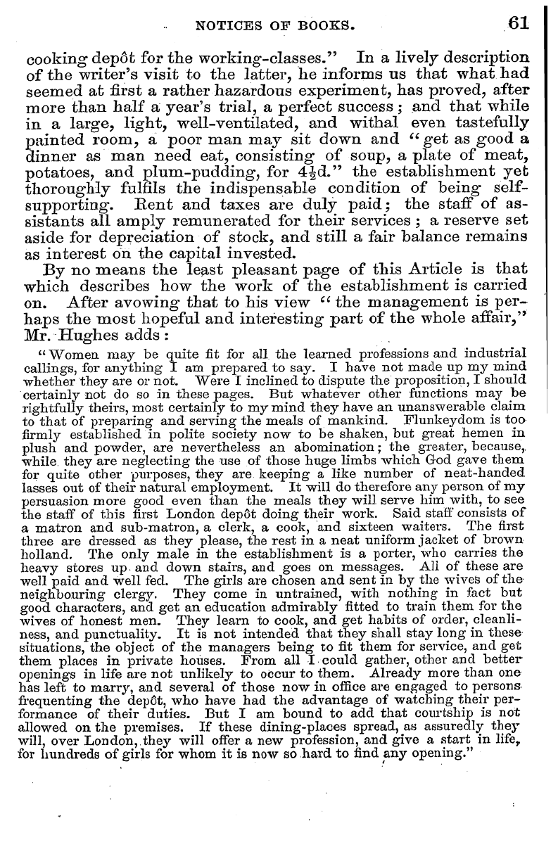 English Woman’s Journal (1858-1864): F Y, 1st edition: 61