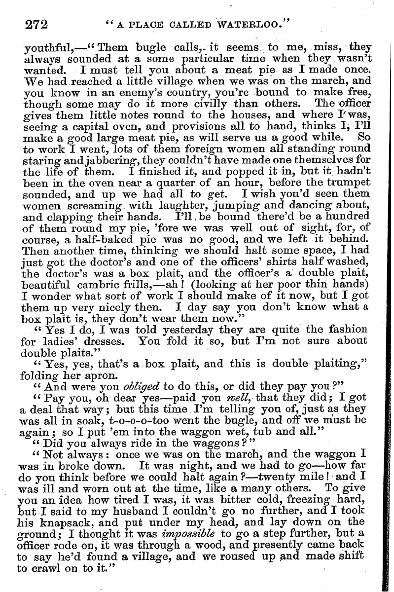 English Woman’s Journal (1858-1864): F Y, 1st edition - 272 " A Place Called Watebloo."