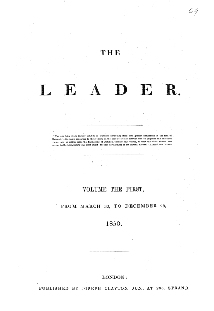 Leader (1850-1860)