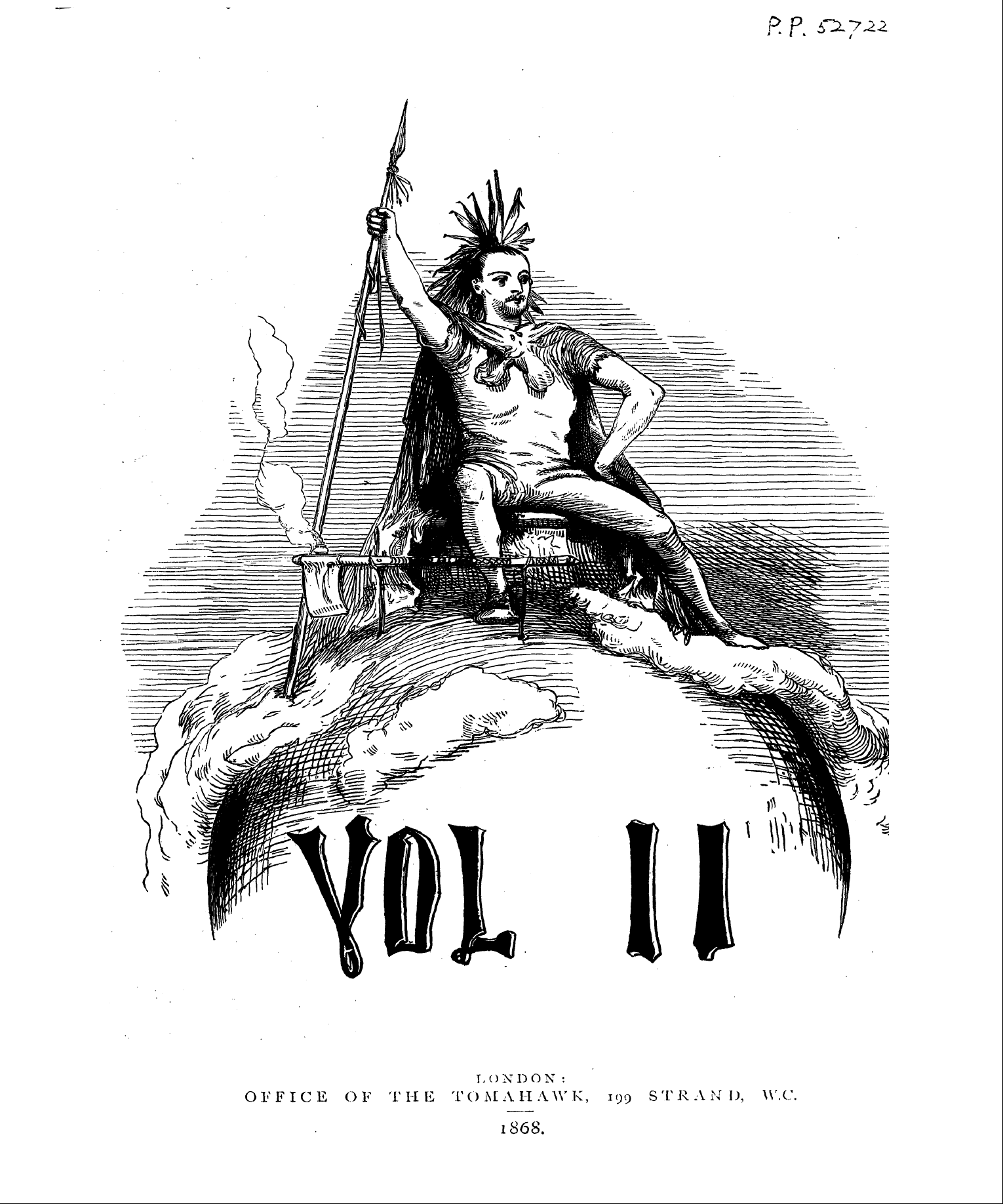 Tomahawk (1867-1870): jS F Y, 1st edition, Front matter - London: Office O F T H E T O M A H A W K...