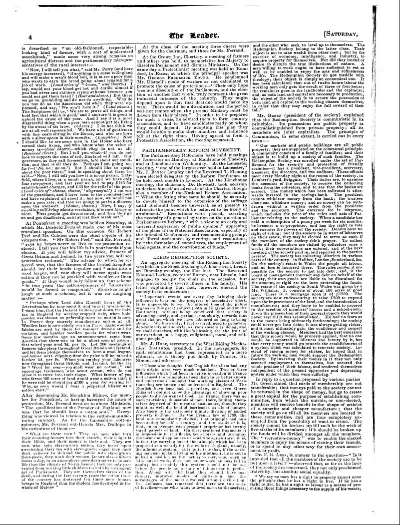 Leader (1850-1860): jS F Y, 1st edition - _____„ T>T?R> R N?R'Ttnartq'r Tu-Pr-Rtat...