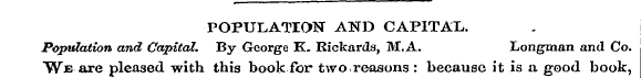 ^ "" " POPULATION AND CAPITAL Population...