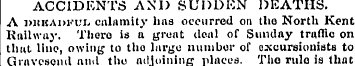 ACCIDENTS AND SUDDEN DEATHS. A DiucADKUL...
