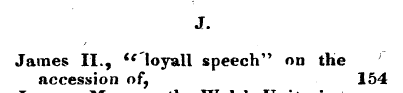 J. James II., 'Ooyall speech" on the acc...