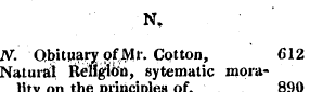 N. QbitMary of JVlr. Cotton, Natural Rel...