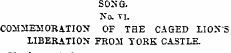 SO>'G. No. vi. COMMEMORATION OF THE CAGE...