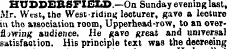 HUDDERSFIELD.—On Sunday evening last, Mr...