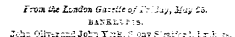 From ihe London GaTriic of I'tHaj, j£-ax...