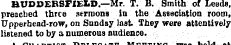BTJDDERSFIEXiD.—Mr. T. B. Smith of Leeds...