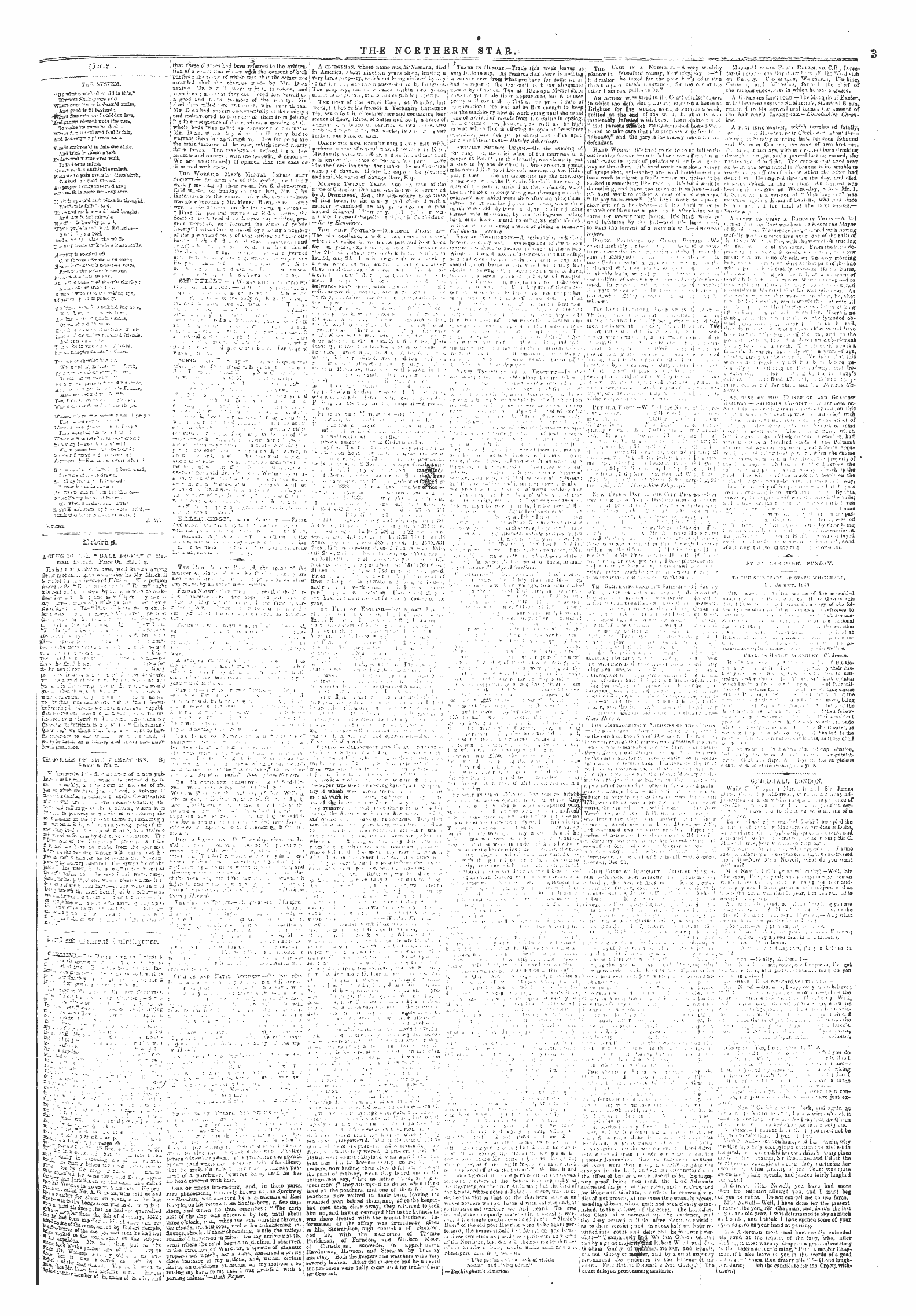 Northern Star (1837-1852): jS F Y, 5th edition - - - A Suij -Jinifr.I: % -Itrl .'Tc^Cc.